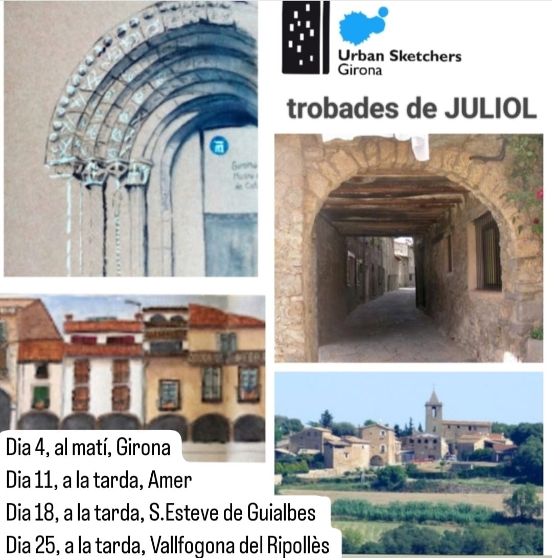 Urban Sketchers Girona - Sant Esteve de Guialbes