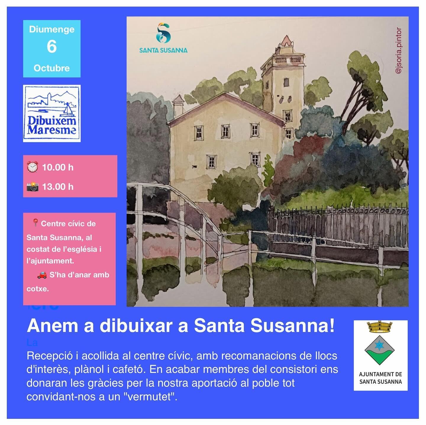 Anem a dibuixar a Santa Susanna!