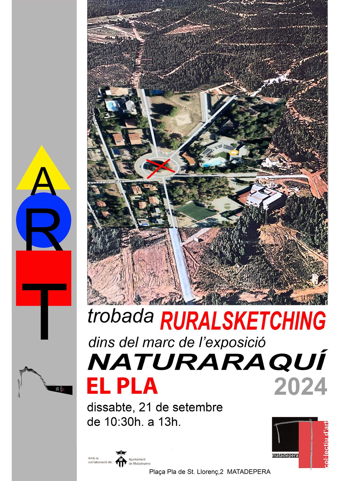 Trobada Ruralsketching - exposició NATURARAQUÍ