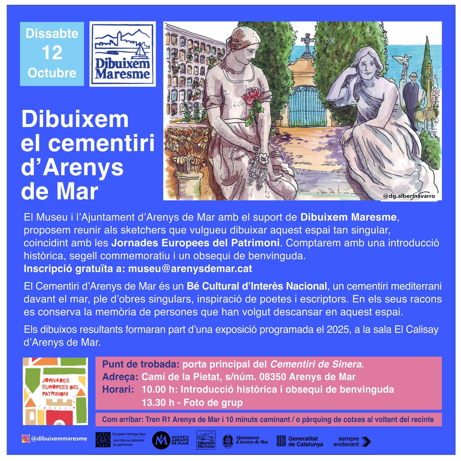 Dibuixem el cementiri d’Arenys de Mar!