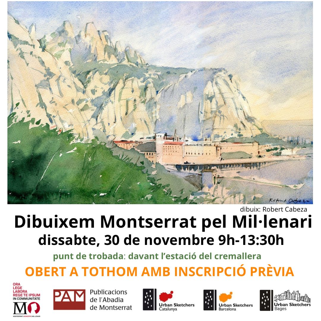 Dibuixem Montserrat pel Mil·lenari