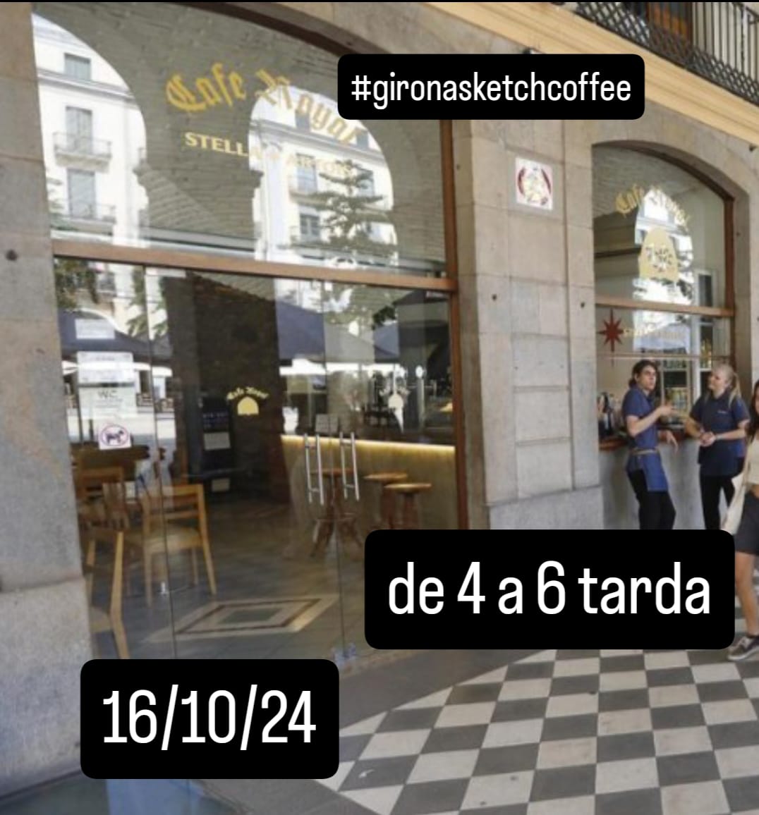 Trobada dels dimecres Sketch&coffee Al Cafe Royal de Girona