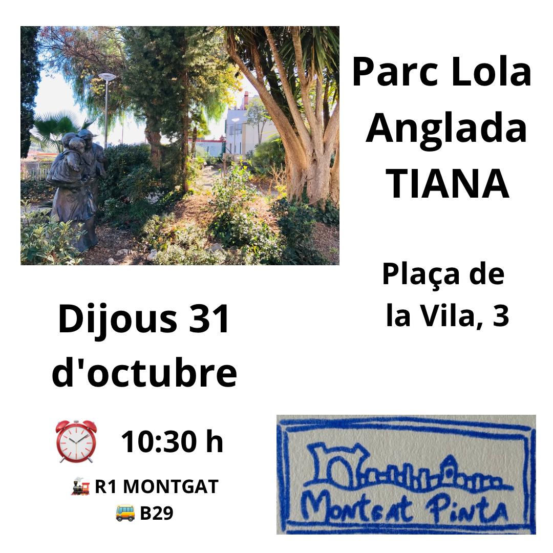 Montgat pinta - Parc Lola Anglada Tiana