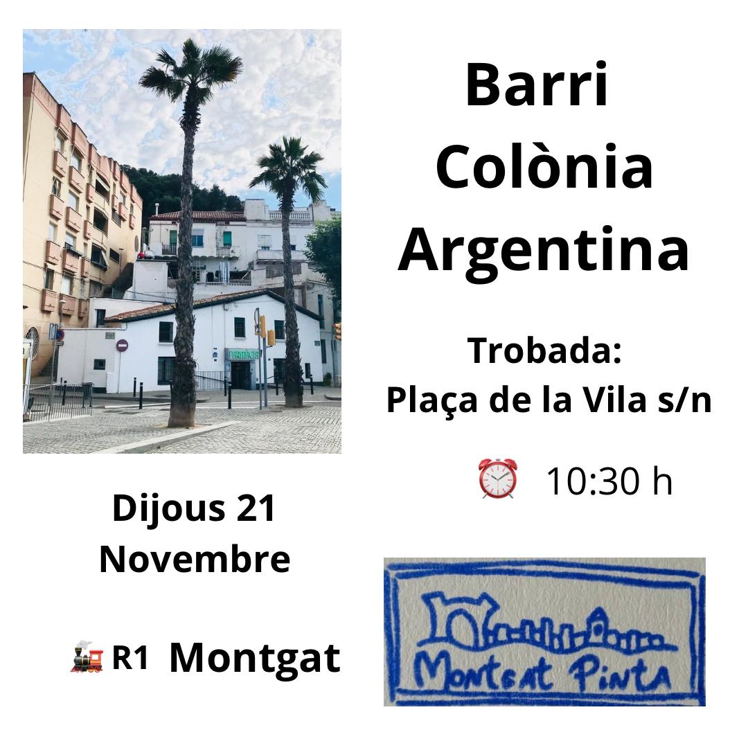 Montgat Pinta - Barri Colònia Argentina