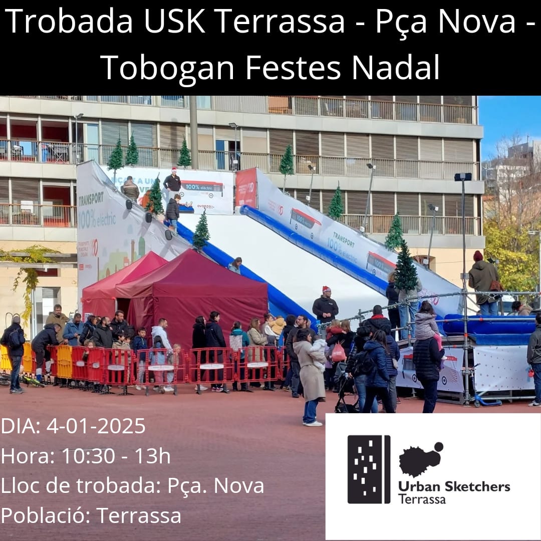 USk Terrassa - Plaça Nova - Tobogan Festes de nadal