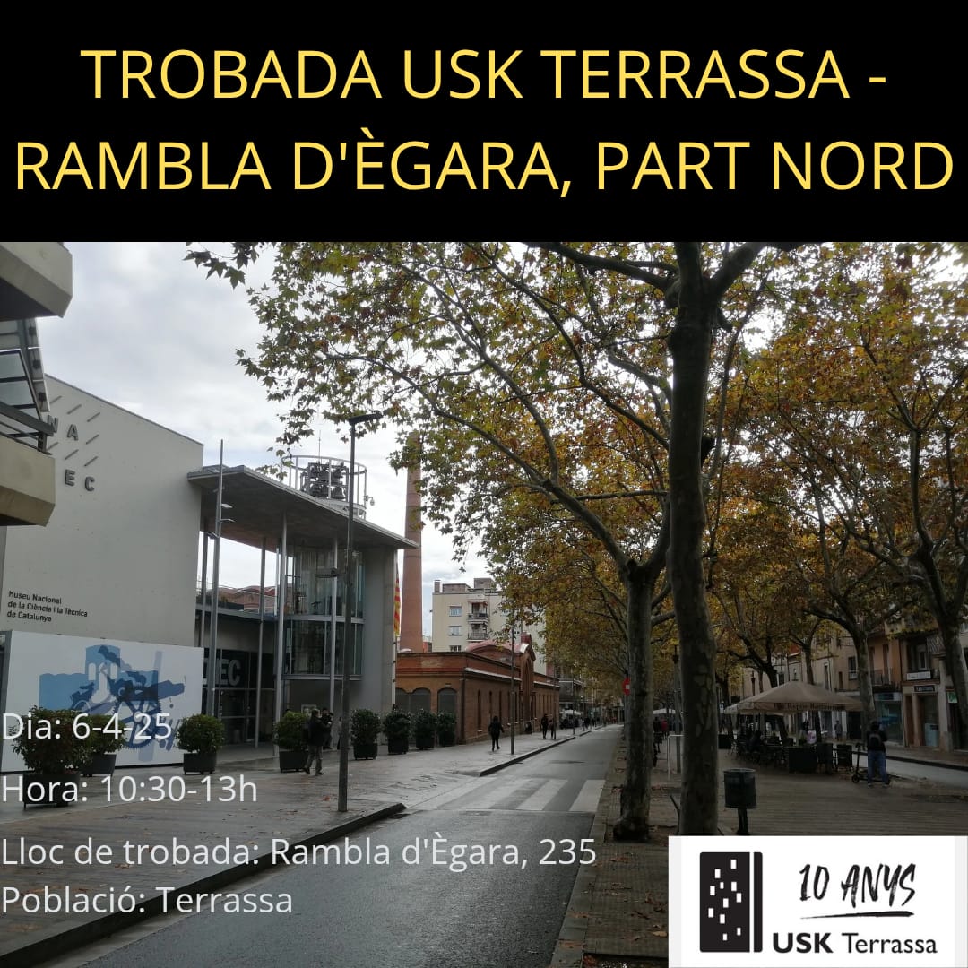 USk Terrassa - Rambla d'Egara, part nord