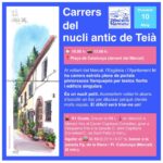 Carrers del nucli antic de Teià