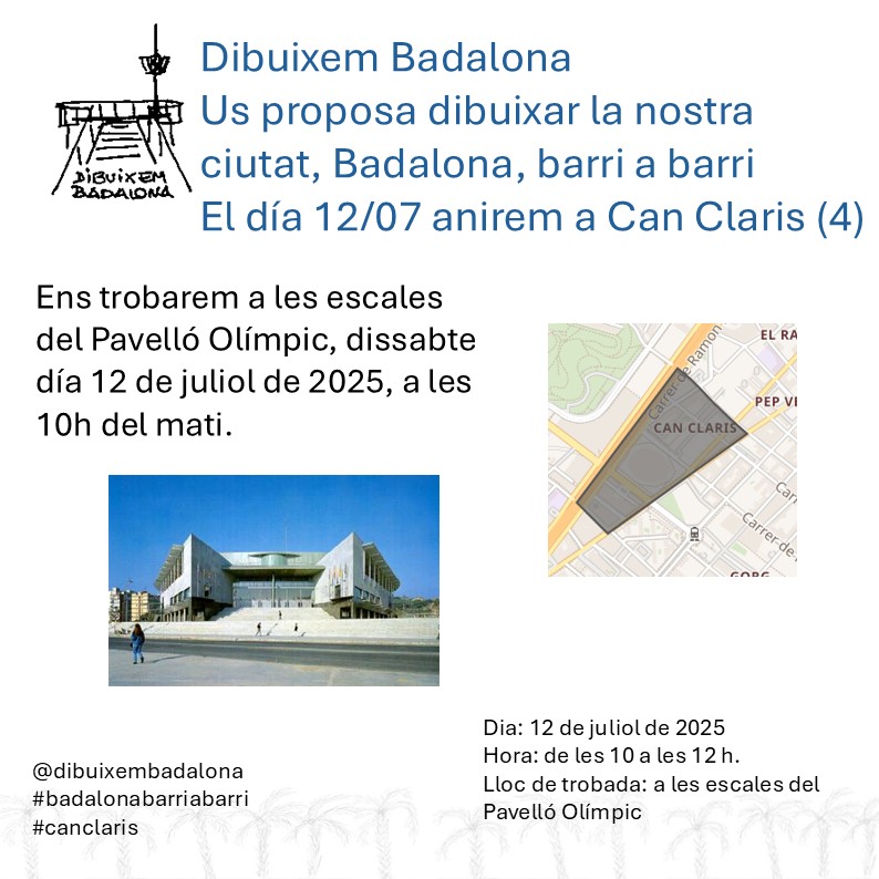 Dibuixem Badalona - Can Claris