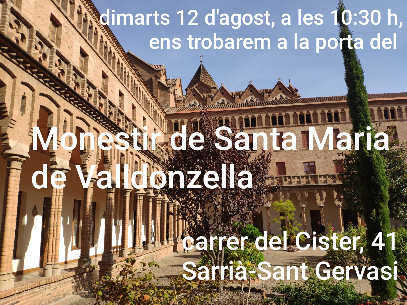 Colla del Pinzell. Monestir de Sta. Maria de Valldonzella