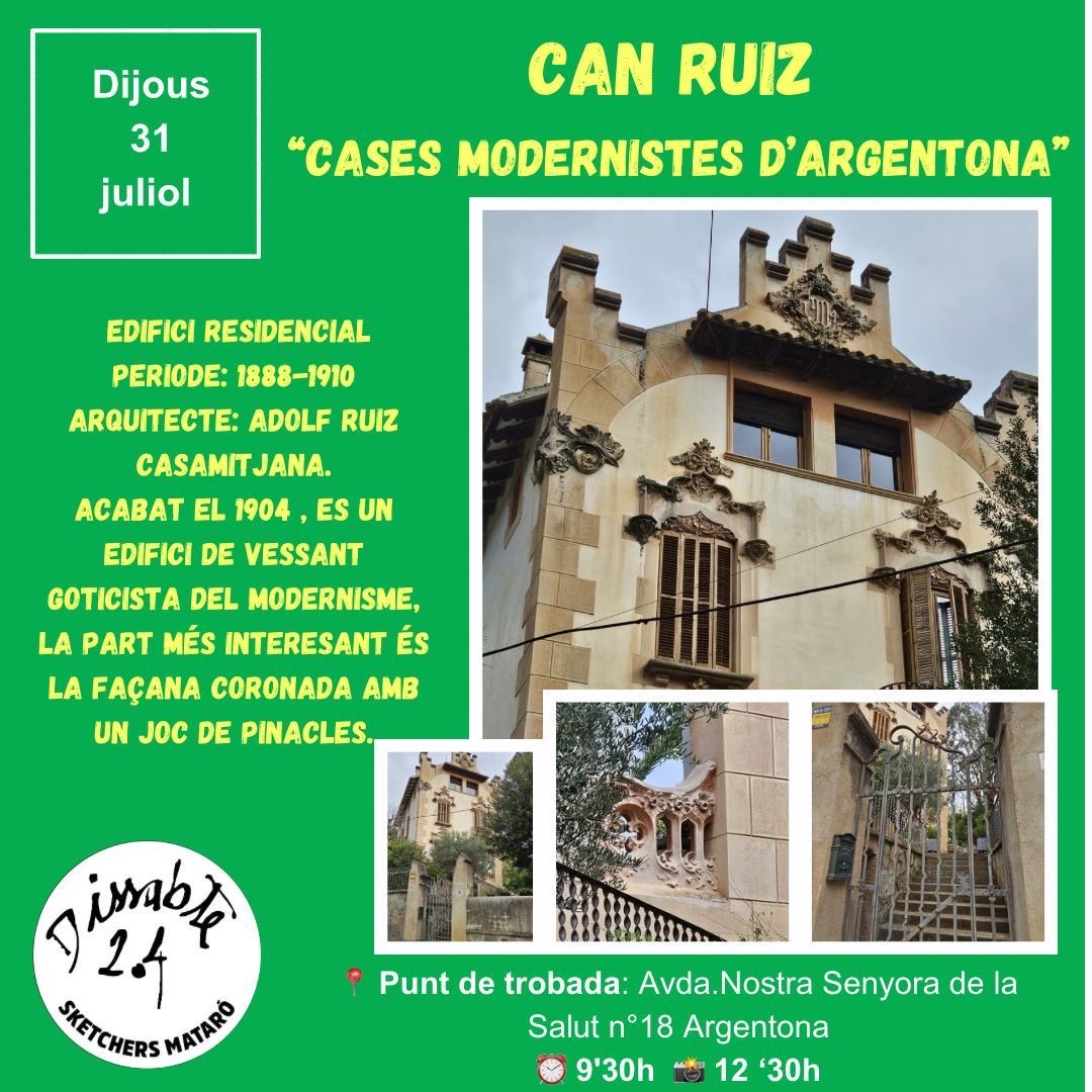 Dissabte 2.4. Can Ruiz