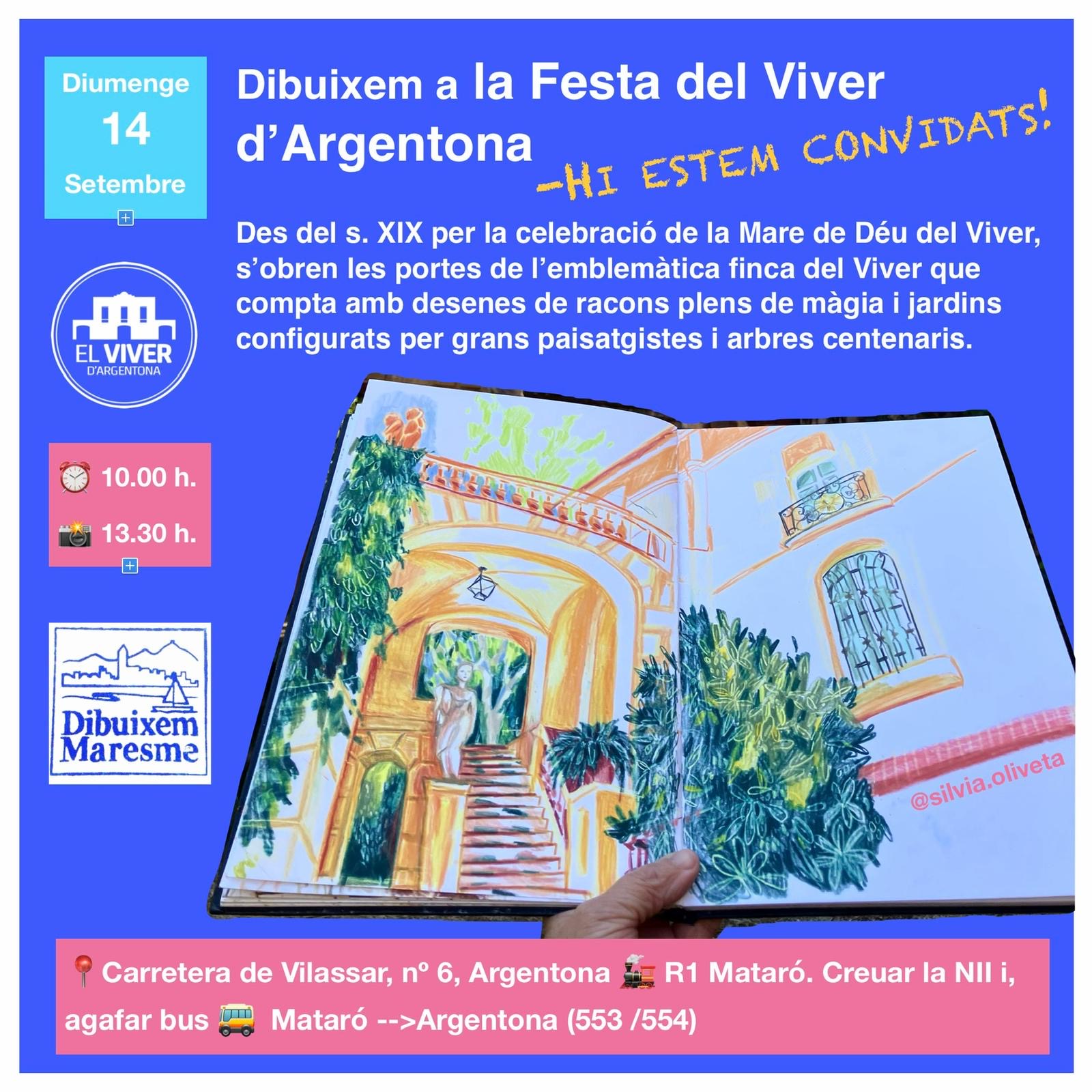 Dibuixem Maresme. Festa del Viver d’Argentona.