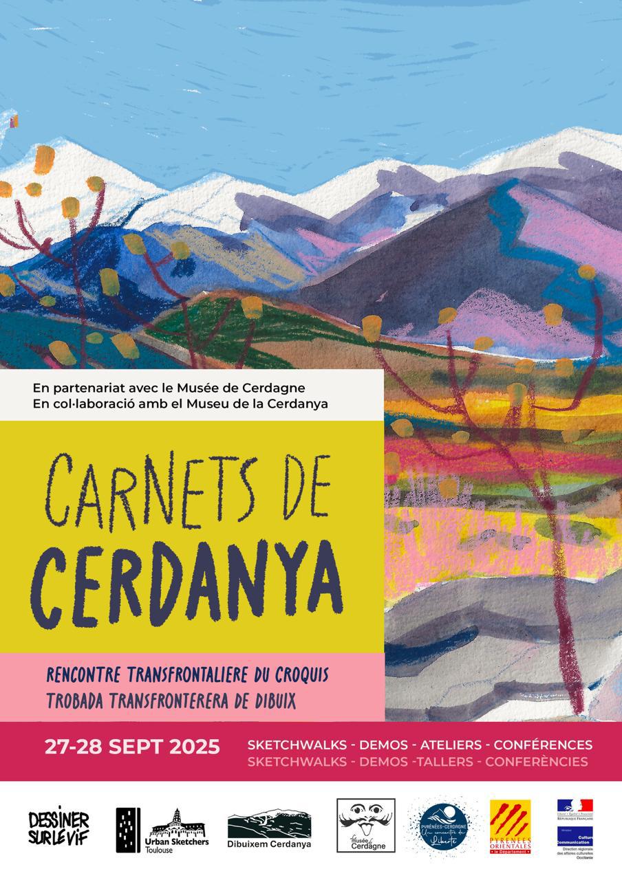Dibuixem Cerdanya i USK Toulouse. Carnets de Cerdanya