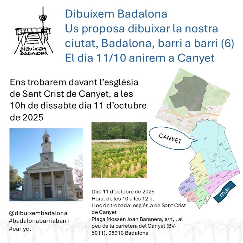 Dibuixem Badalona. Barri del Canyet
