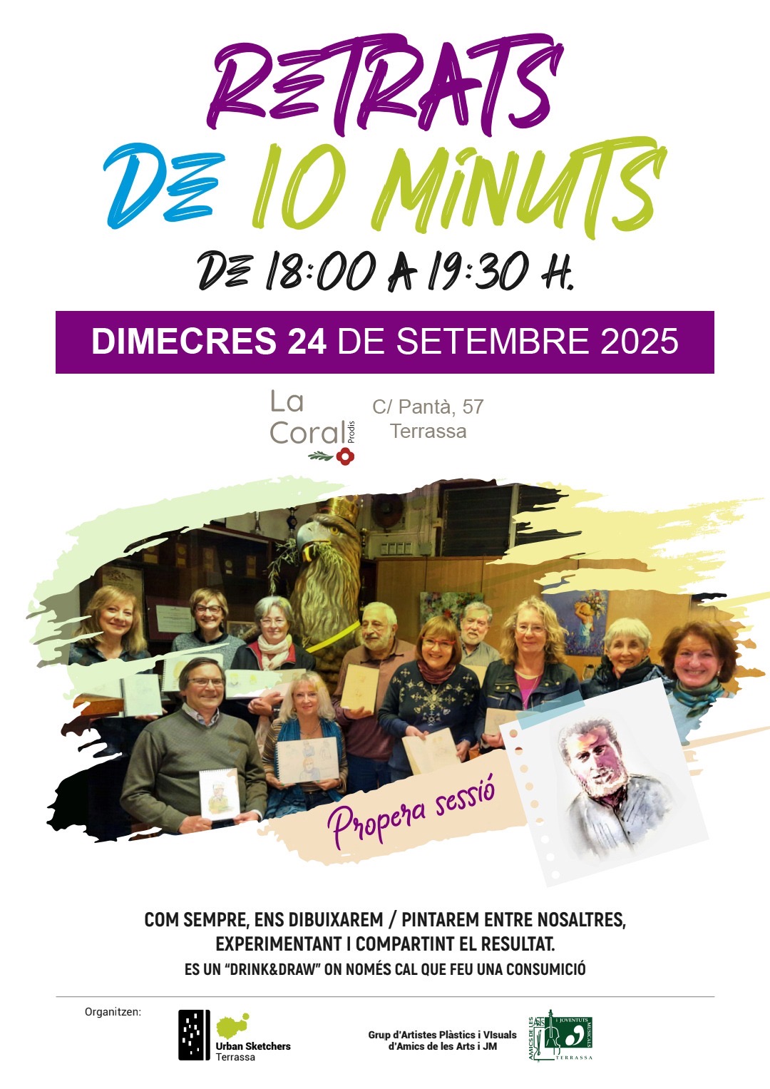 USk Terrassa. Retrats de 10 minuts