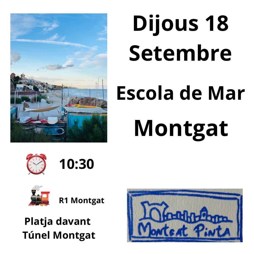Mongat Pinta. Escola de Mar