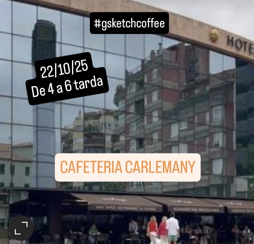 Girona Sketch Coffee. Cafeteria Carlemany
