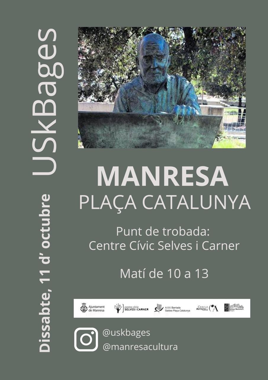 USk Bages. Plaça Catalunya. Manresa