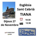 Mongat Pinta. Església de Sant Cebrià. Tiana