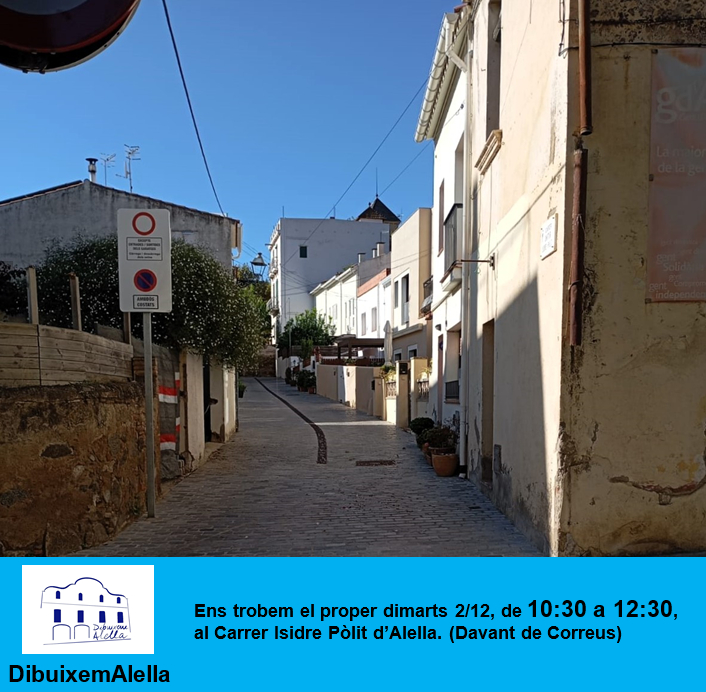 Dibuixem Alella. Carrer Isidre Pòlit