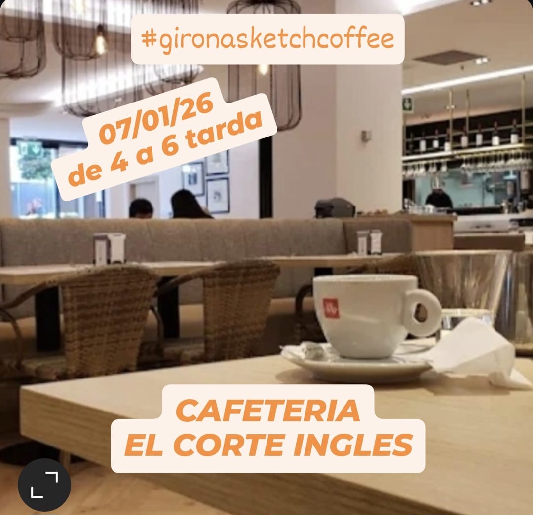 Girona Sketch Coffee. Cafetería del Corte Inglés
