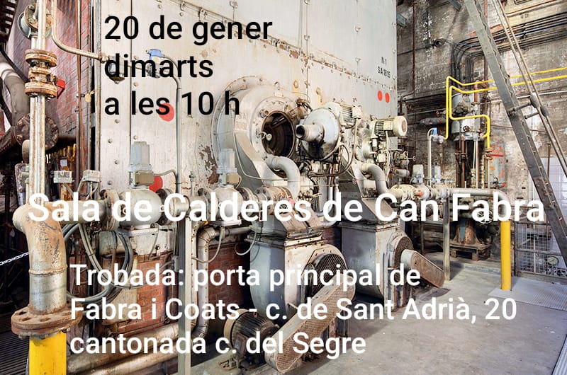 Colla del Pinzell. Sala de calderes. Can Fabra