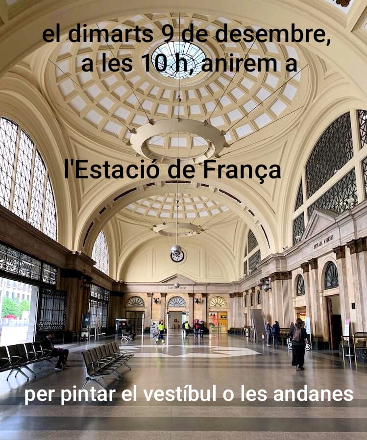 La Colla del Pinzell. Estació de França