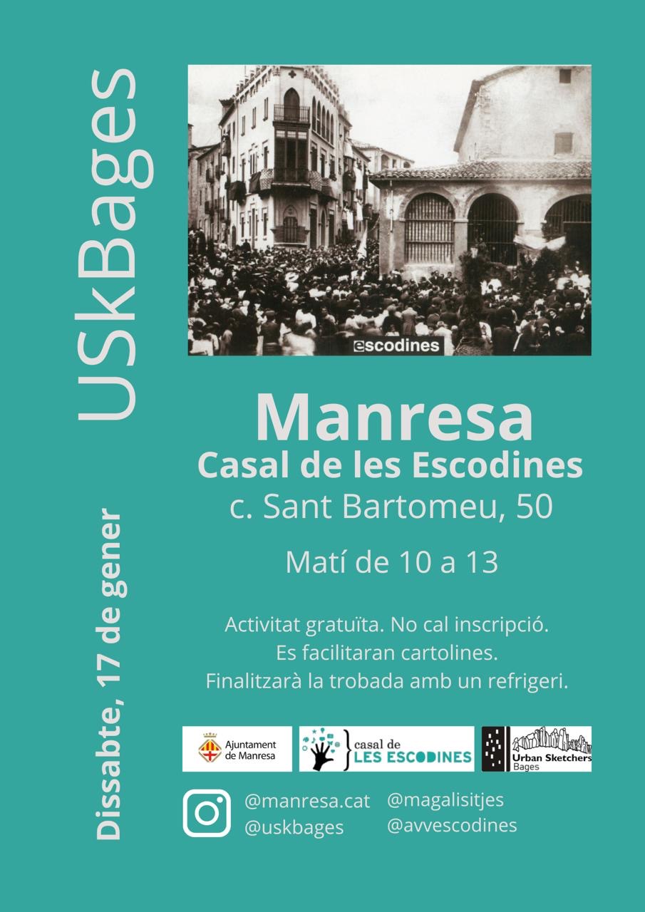 USk Bages. Casal de les Escodines. Manresa