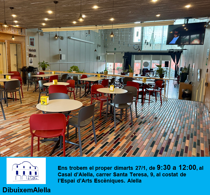 Dibuixem Alella. Pintem persones i retrats al Casal d'Alella