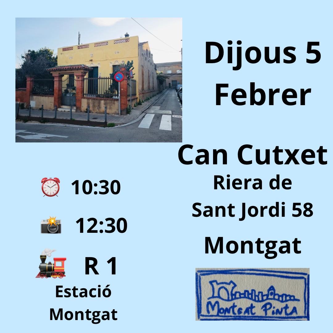 Montgat Pinta. Can Cutxet
