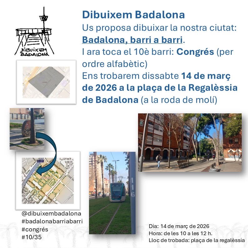 Dibuixem Badalona. Barri del Congrés