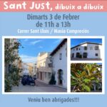 Sant Just Dibuix a Dibuix. Carrer Sant Lluís, Masia Campreciós