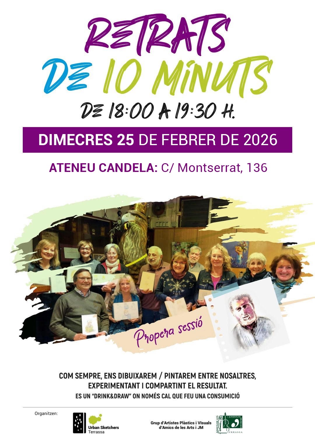 USk Terrassa. Retrats de 10 minuts