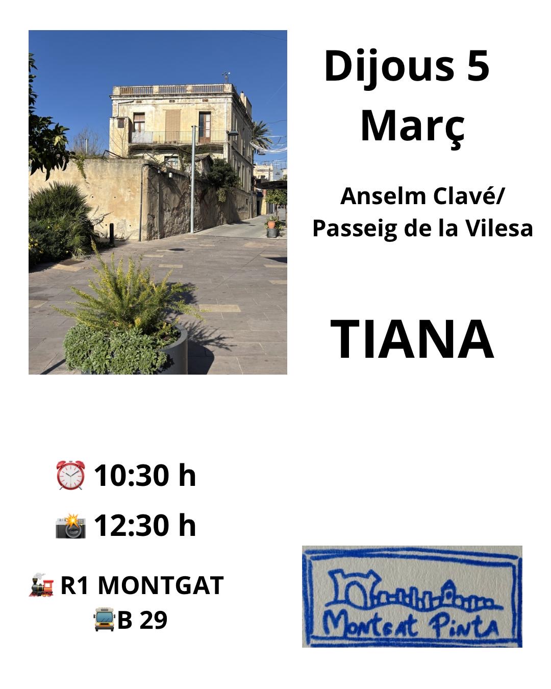 Montgat Pinta. Tiana