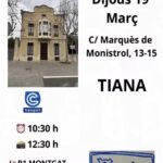 Montgat Pinta. Carrer Marquès de Monistrol. Tiana