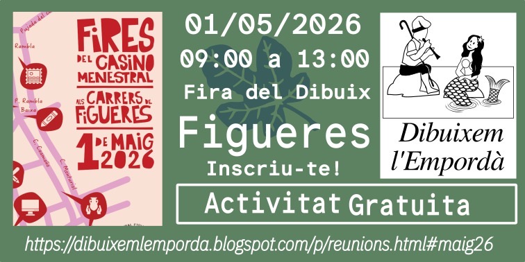 Dibuixem l’Empordà i USk Girona. Fira del dibuix i la pintura. Figueres