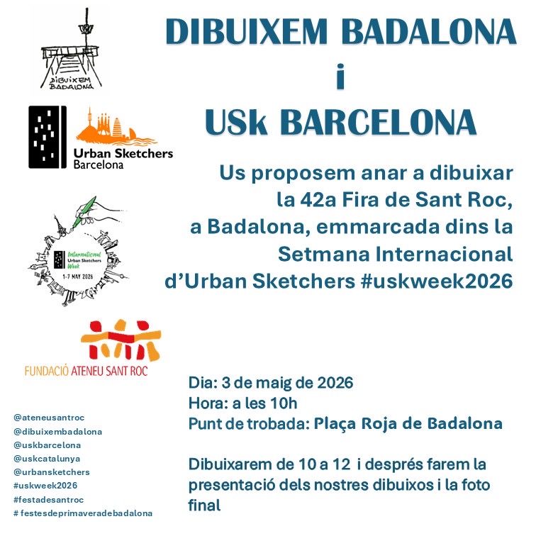 Dibuixem Badalona i USk Barcelona