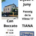 Montgat Pinta.  Can Boccato. Tiana