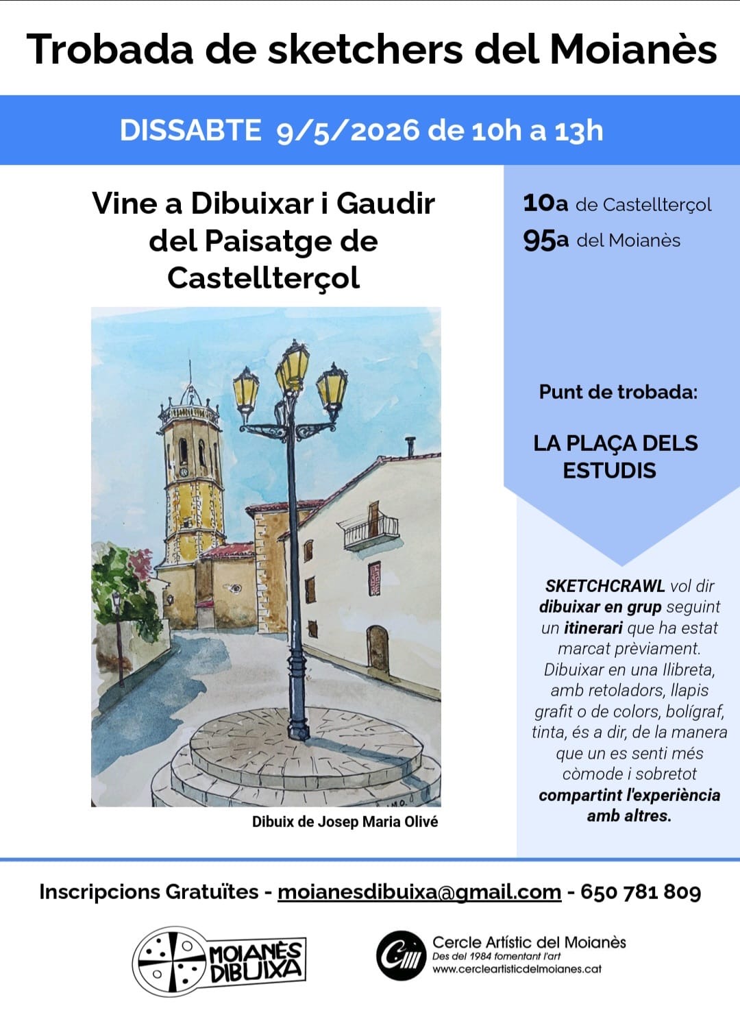Moianès Dibuixa. Castellterçol