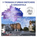Dibuixant Cerdanyola. 1a Trobada. Plaça de l’Abad Oliva. Cerdanyola