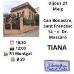 Montgat Pinta. Can Bonastre. Tiana