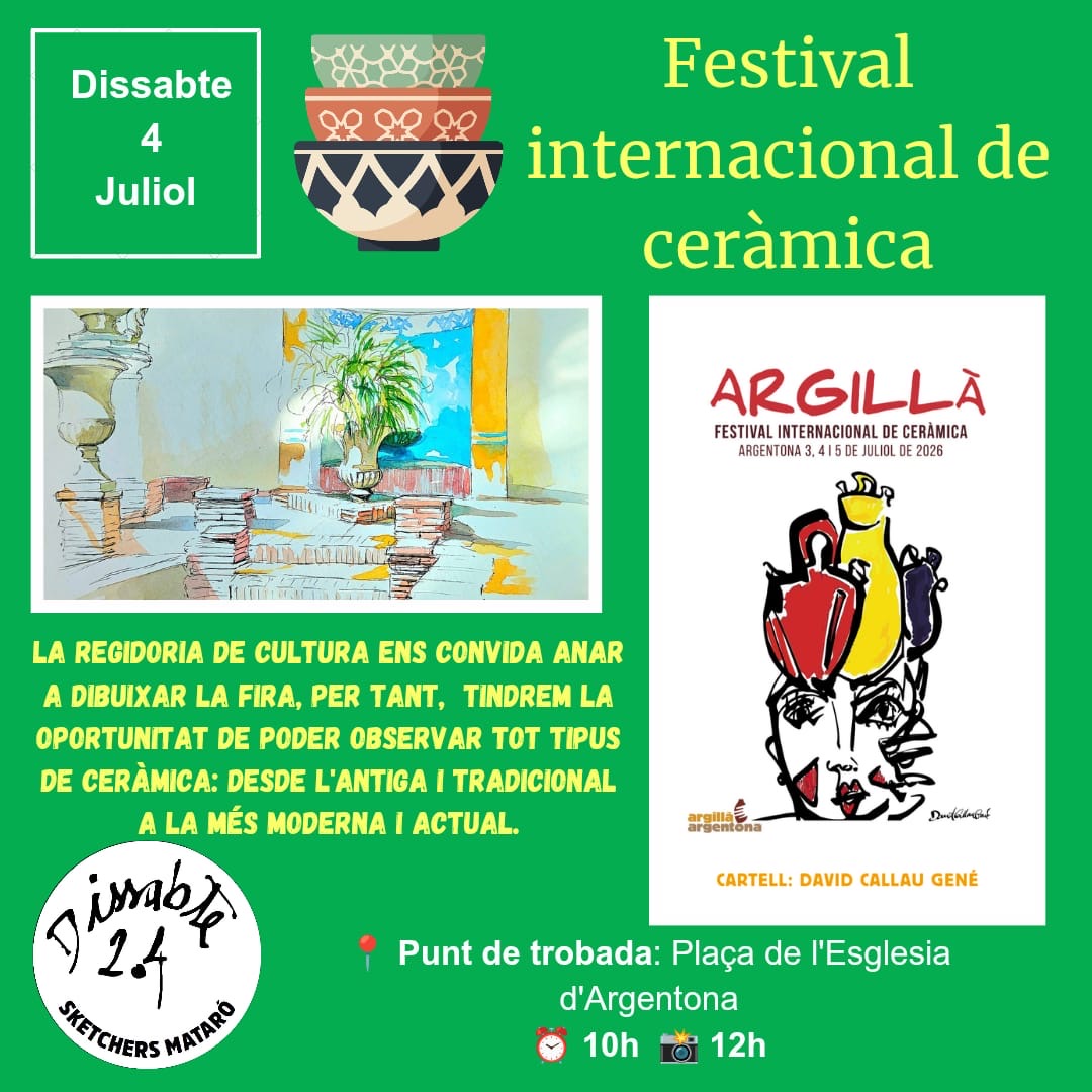 Dissabte 2.4. Festival Internacional de Ceràmica. Argentona