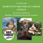 Baix Llobregat Dibuixa. Monestir de Sant Ponç de Corbera. Cervelló