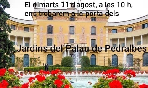 Colla del Pinzell. Jardins del Palau de Pedralbes