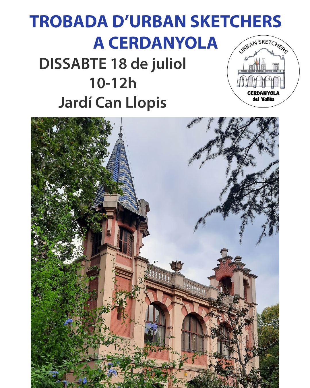 Dibuixant Cerdanyola. Jardí Can Llopis