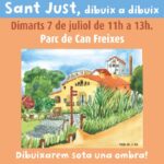Sant Just dibuix a dibuix. Parc de Can Freixes