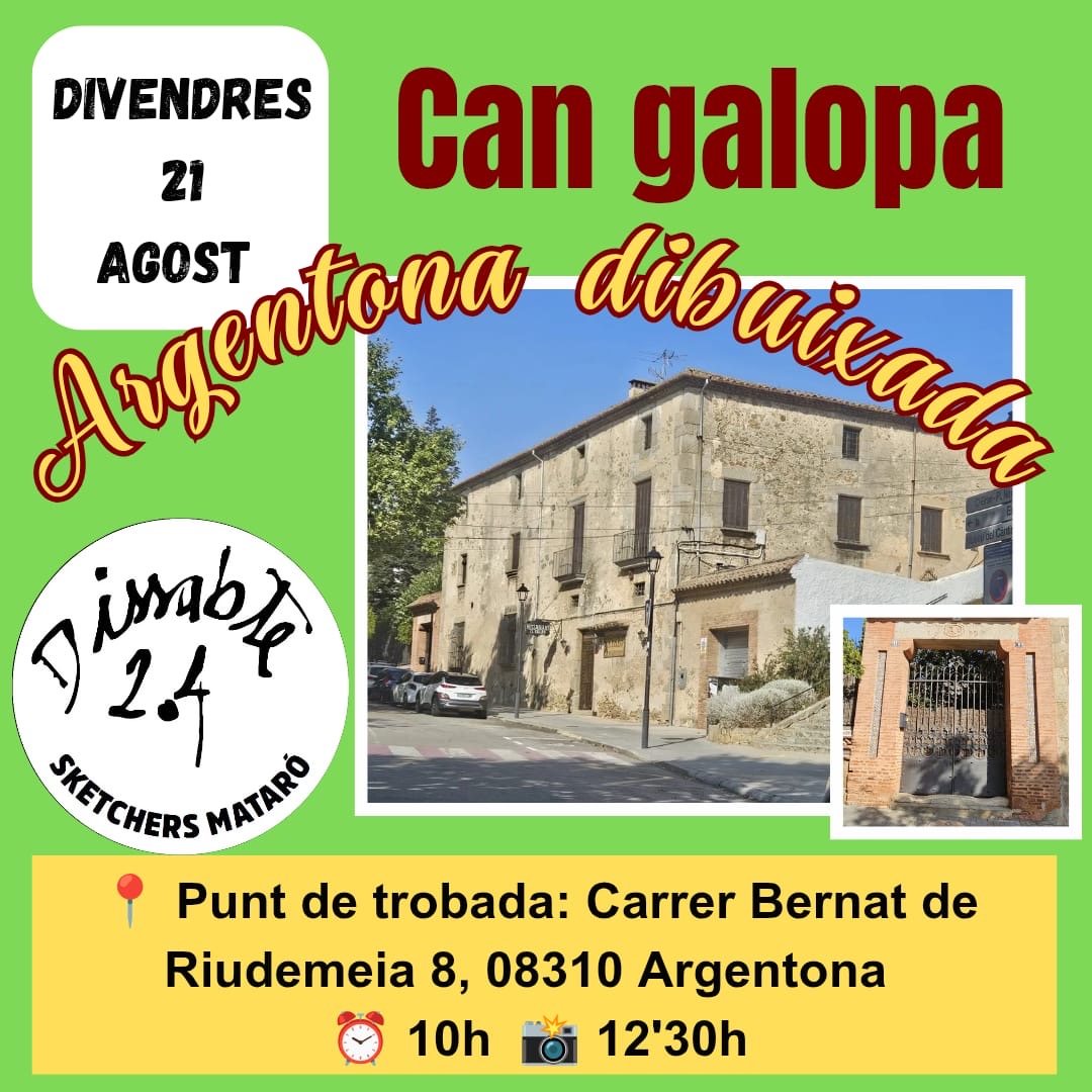 Dissabte 2.4. Can Galopa. Argentona