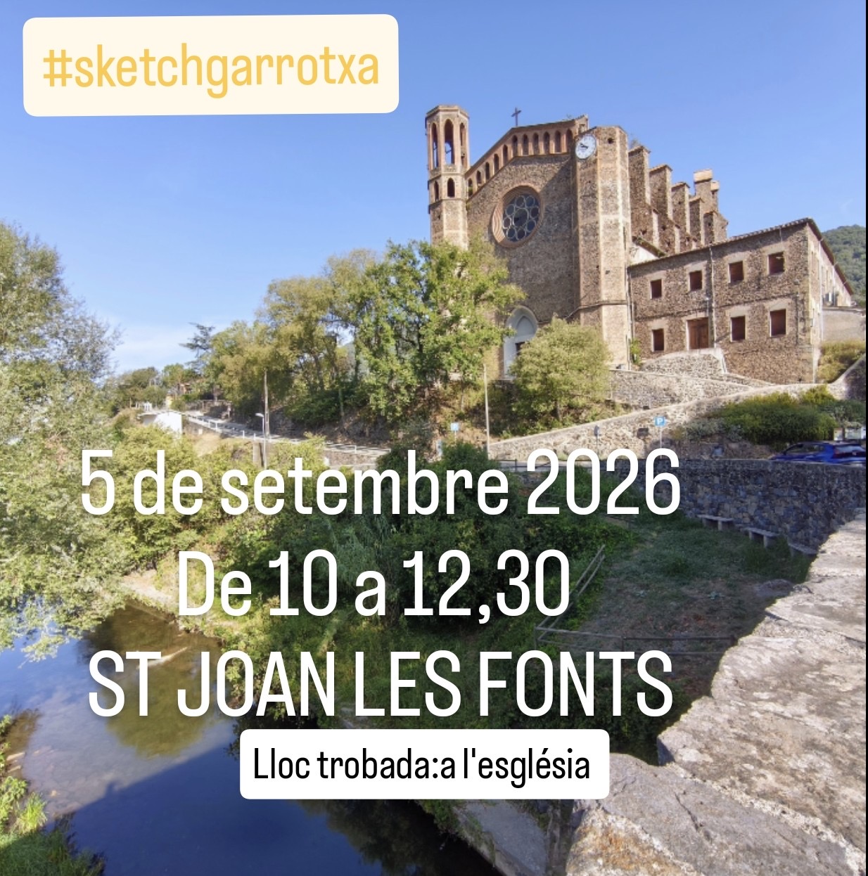 Sketch Garrotxa. Sant Joan les Fonts
