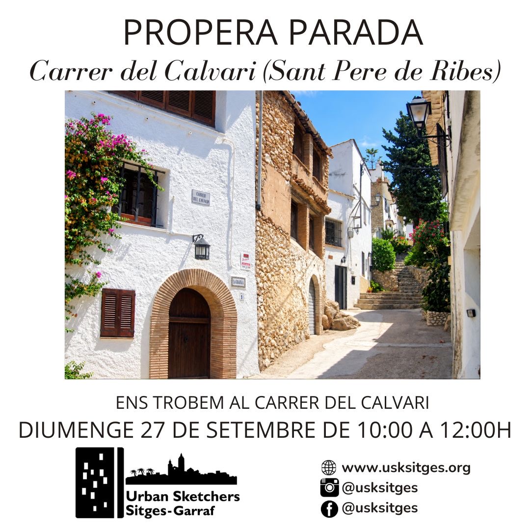 USk Sitges-Garraf. Carrer del Calvari. Sant Pere de Ribes