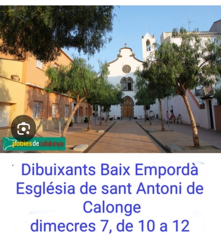 Dibuixants Baix Empodà. Església de Sant Antoni de Calonge