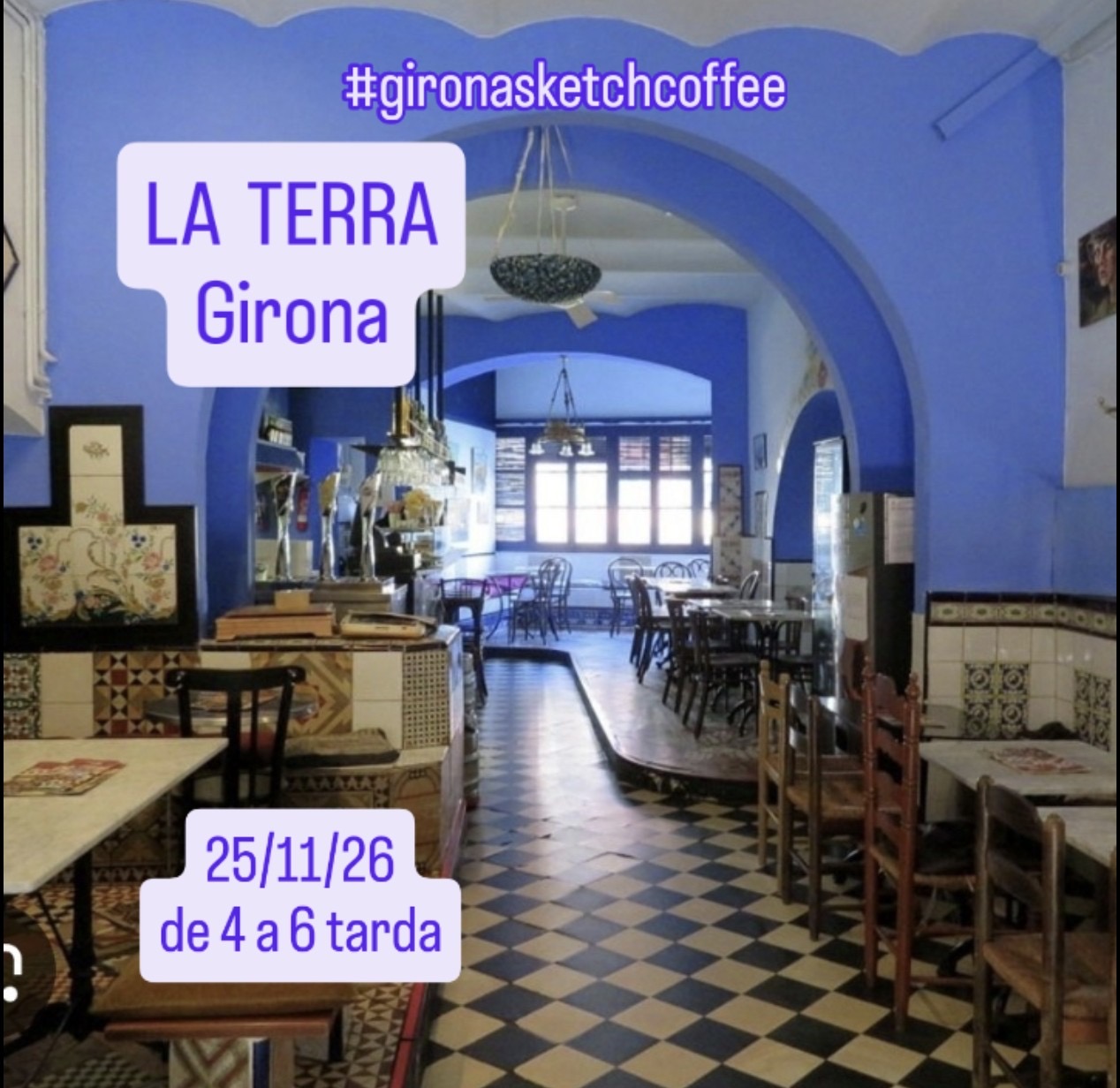 Girona SketchCoffee. La Terra